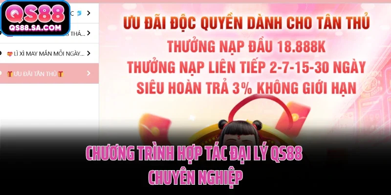 Chương trình hợp tác đại lý QS88 chuyên nghiệp
